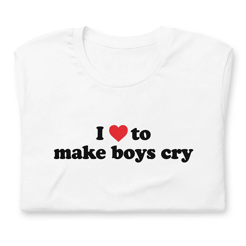 Футболка женская хлопковая с забавным принтом I Love To Mak