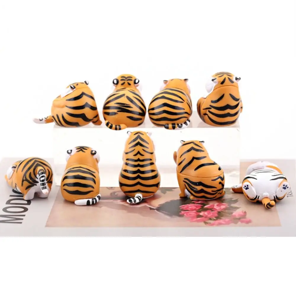 6/9 шт. забавная милая модель тигра ручная работа мини-тигр автомобильное