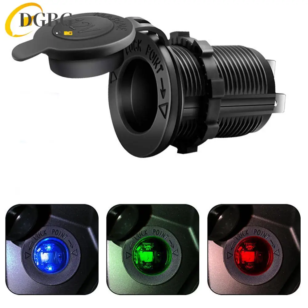 Автомобильный прикуриватель 12 В-24 В водонепроницаемая вилка адаптер розетки для