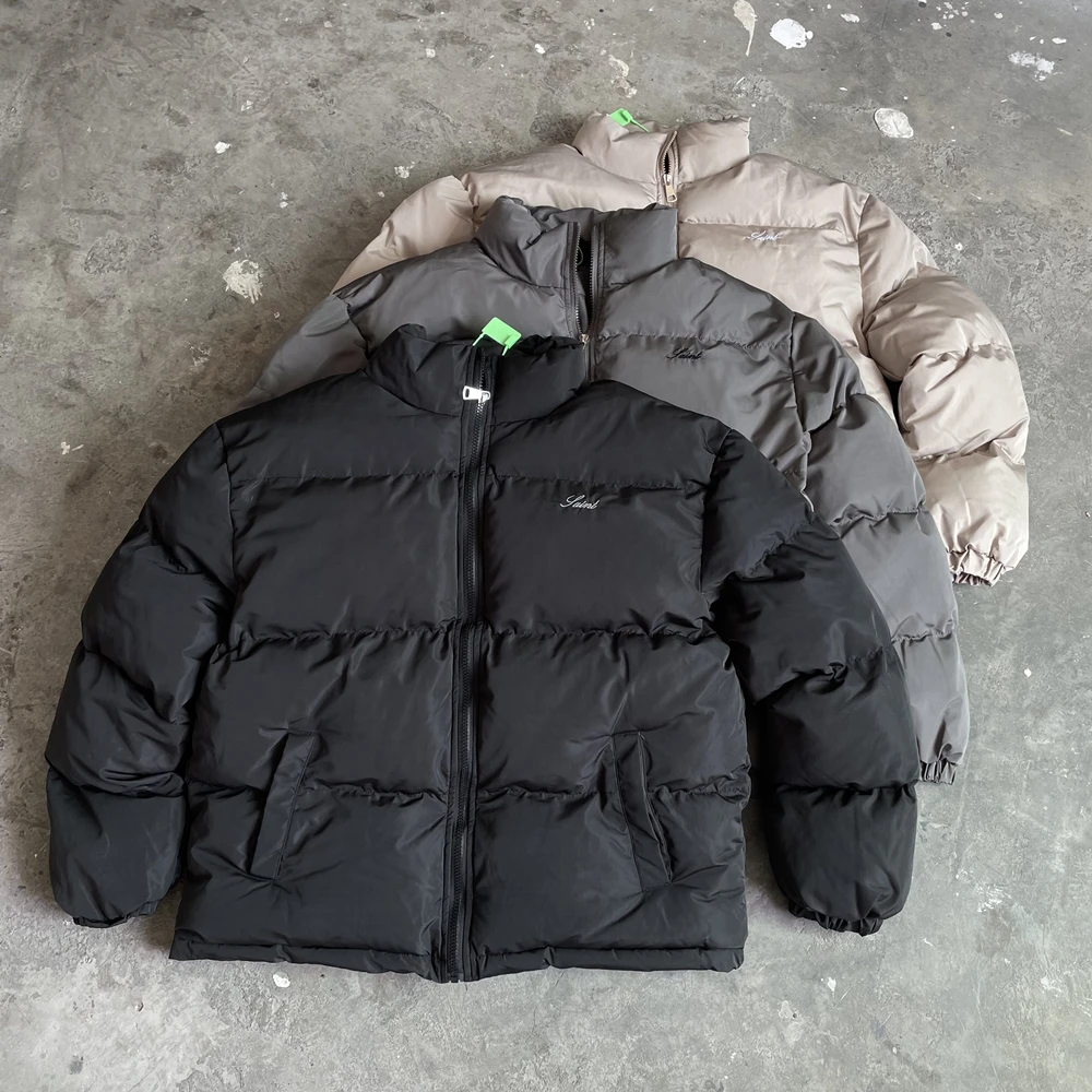 Модный пуховик Yao на молнии Повседневная простая уличная одежда в стиле Св.