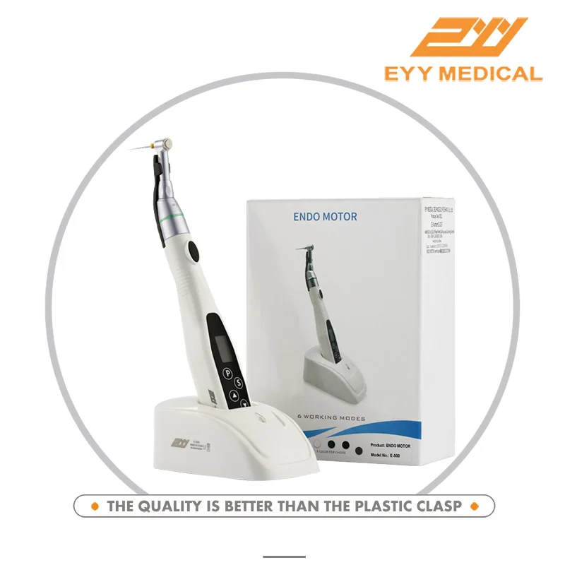 

EYY Dental Tools Wireless Endo Motor Root Canal Dentist Treatment 16:1 Reduction Contra Angle Equipment for Dentistry