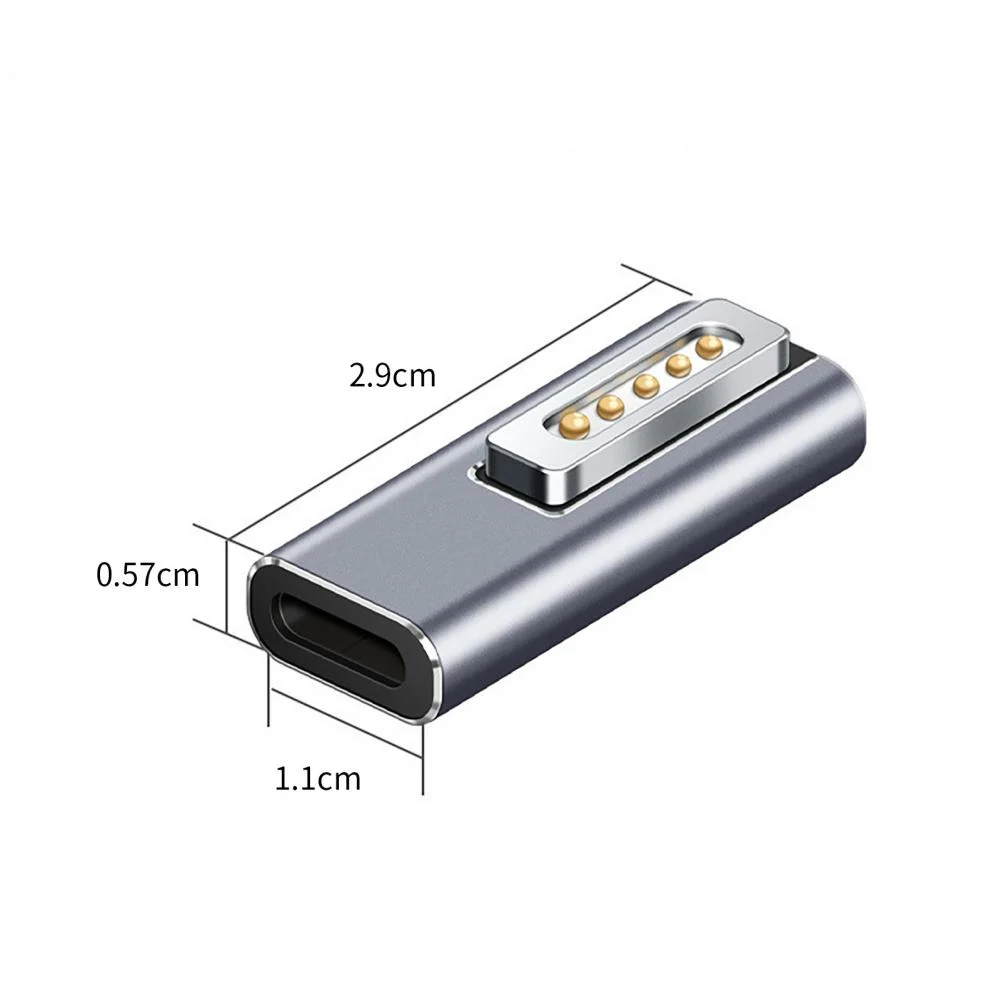 Адаптер зарядного устройства с разъемом Type-C на Magsafe2 быстрая зарядка магнитный PD
