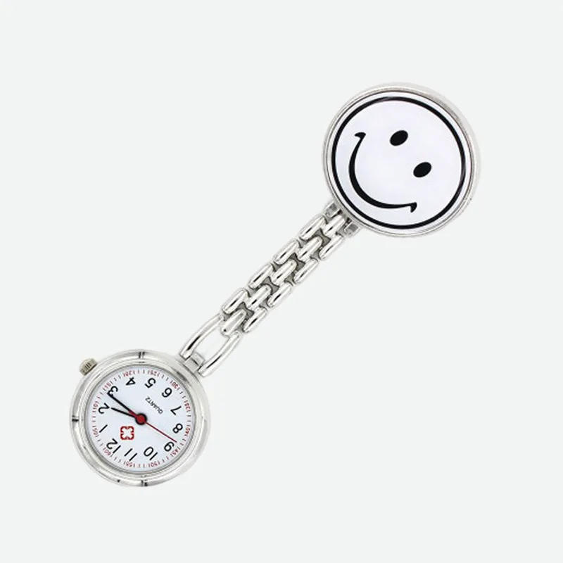 Pocket Nurse Watch Wall Watch Medical Equipment Business Gift New Smiling Face Watch Big Eye Nurse Watch Pocket  Fob Watches