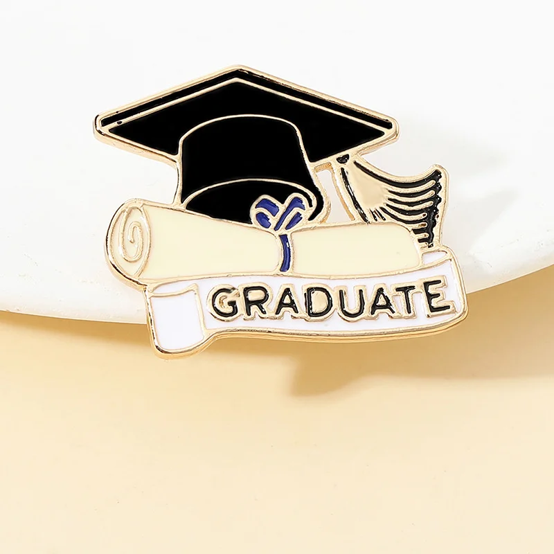 НОВЫЙ Выпускной сезон студенческий значок в форме шапки для студентов