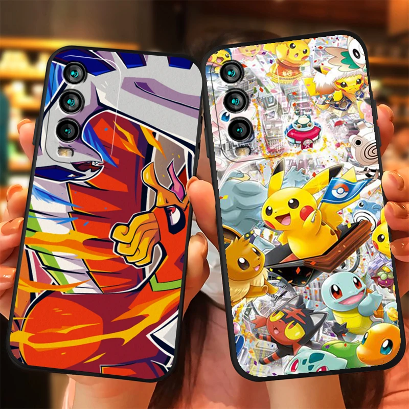 

Pokemon Pikachu Phone Cases For Xiaomi Redmi Note 10 10S 10 Pro POCO F3 GT X3 GT M3 Pro X3 NFC Coque Funda Back Cover Carcasa