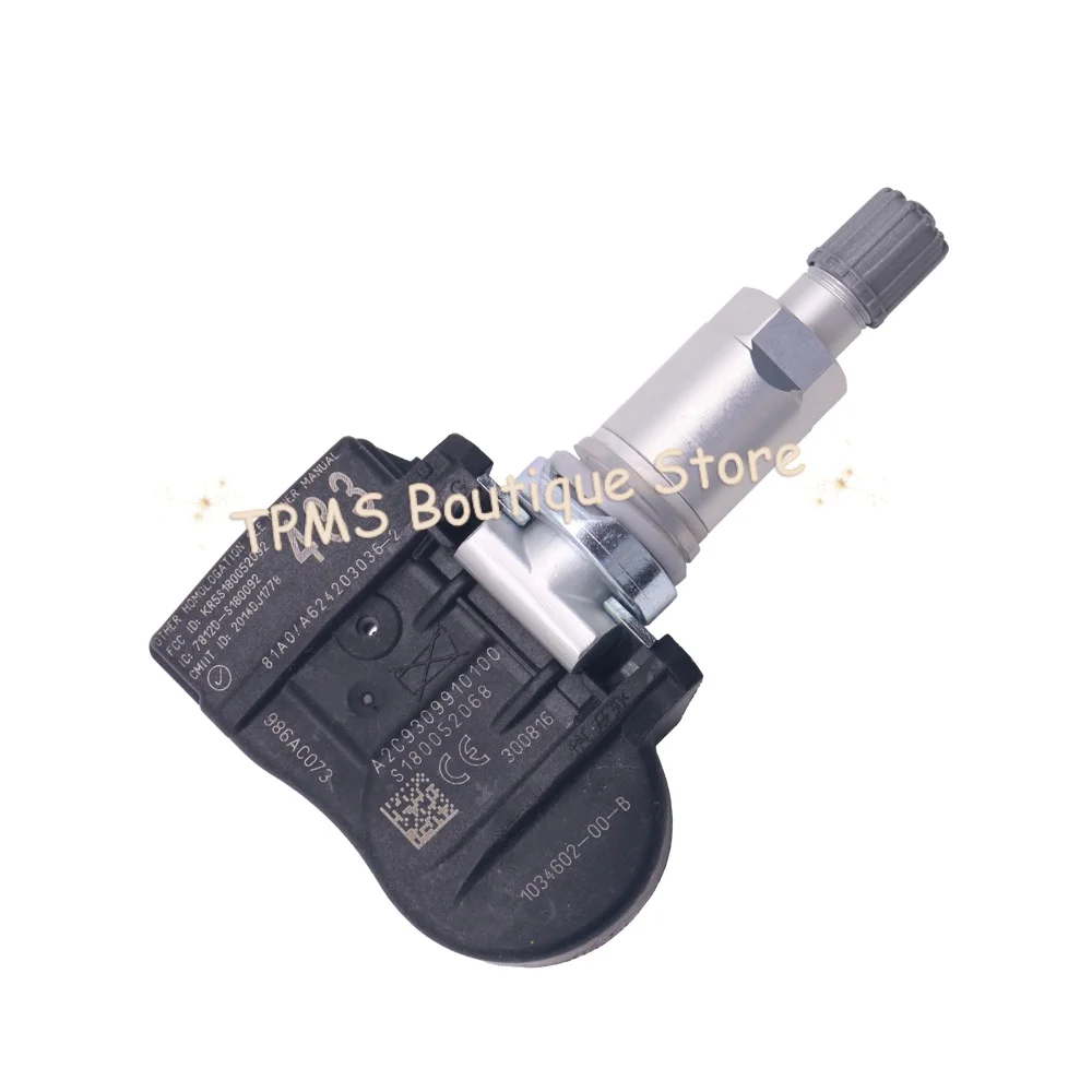 Фото Датчик давления в шинах TPMS, автомобильные аксессуары 1034602-00-B 1034602-00-A 1034602-00-C 433 МГц, 4 шт. для Tesla Model S X 3 №4