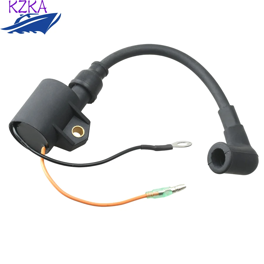 6A1-85570 Катушка зажигания в сборе для подвесного 2-тактного двигателя Yamaha 2HP 2 MSH