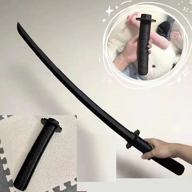 

3d Gravity Straight Out Telescopic Samurai Stress Relief Toy Sword Katana Knife Decompression Toy Folding Funny Gift