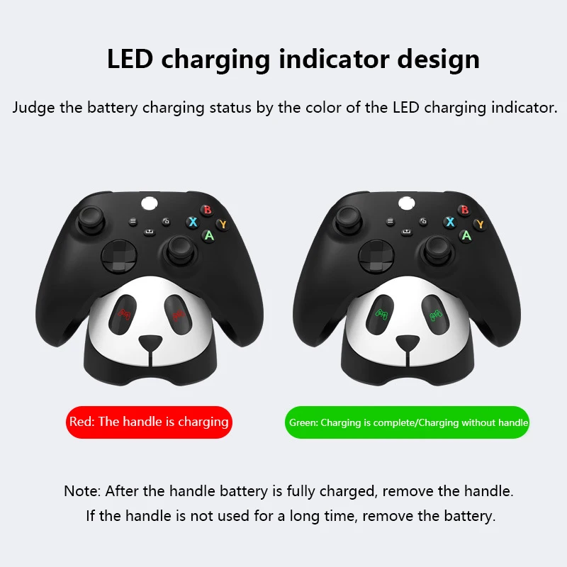 

Dual Charging Dock Black And White Multi-functional Universal Safe To Use Anti-skid For Gamepad Controller 2 Controller