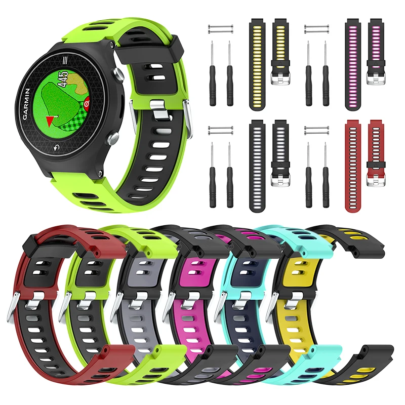 

Replacement Wrist Band Strap For Garmin Forerunner 220 230 235 630 620 735XT Smart Watch Silicone Bands Sport Bracelet Belt