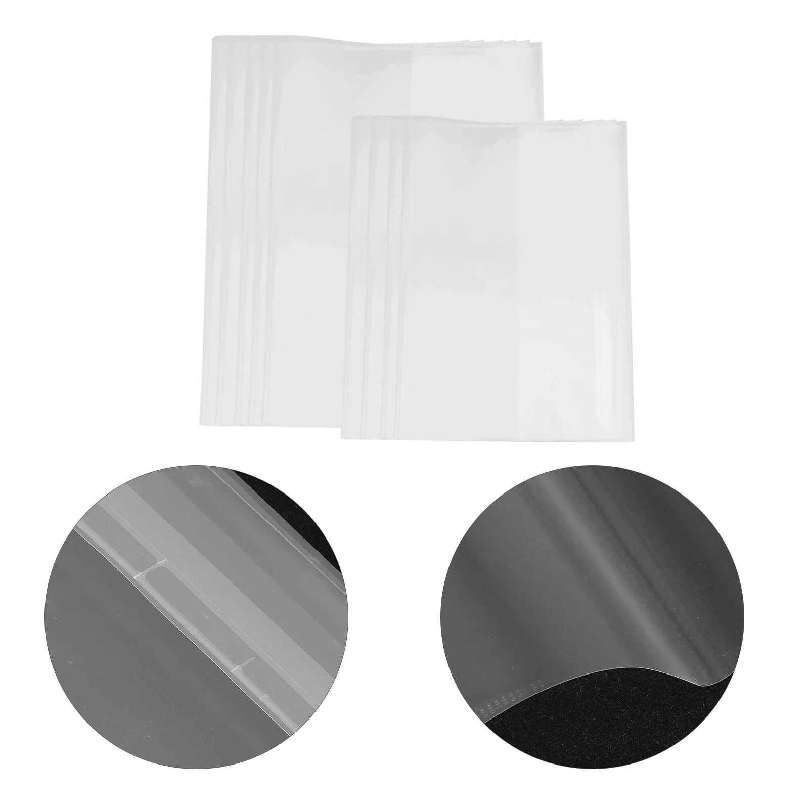 

20 Pcs Protector Film Book Textbook Cover Transparent Book Covers Protective Case Textbook Wrapping Film