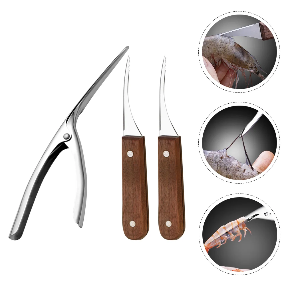 

1 Набор, очистители для креветок из нержавеющей стали