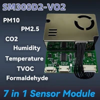 detector 7 in 1 sensor module detection index pm2 5 pm10 temperature humidity co2 formaldehyde tvoc smart home health life