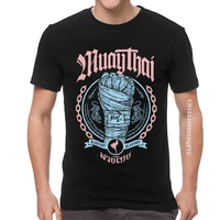 muay thai fist t shirts men harajuku t shirt cotton oversized thailand fight fan tshirt unique tees tops fast shipping