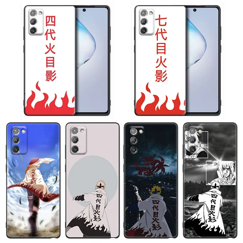 

Anime For Samsung Galaxy Note 9 10 Lite 20 Ultra Case For Samsung M52 M22 M32 M12 M62 F62 Soft Cover Naruto 4th 7th Hokage Cloak