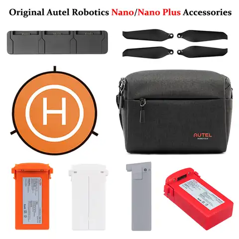 Оригинальный аккумулятор для радиоуправляемого дрона Autel Robotic evo nano/nano plus, сумка через плечо 3 в 1, адаптер для зарядки, аксессуары