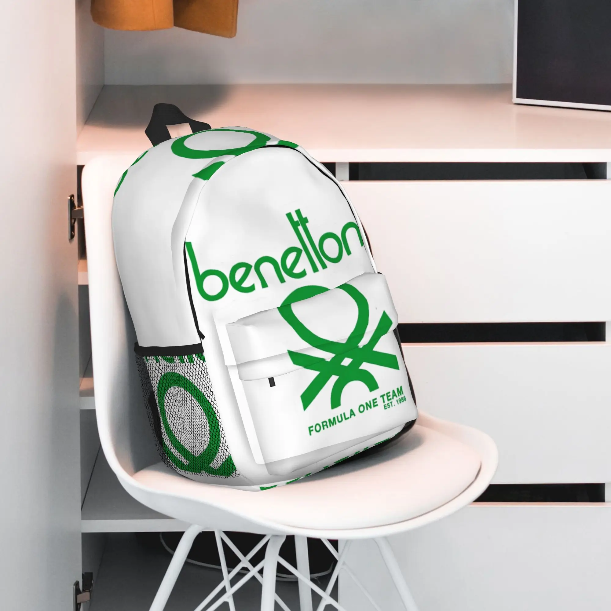 Фото Рюкзак B-Benetton-S: Горячая распродажа, вместительный городской рюкзак для мальчиков и девочек, школьная сумка через плечо для мужчин и женщин №5