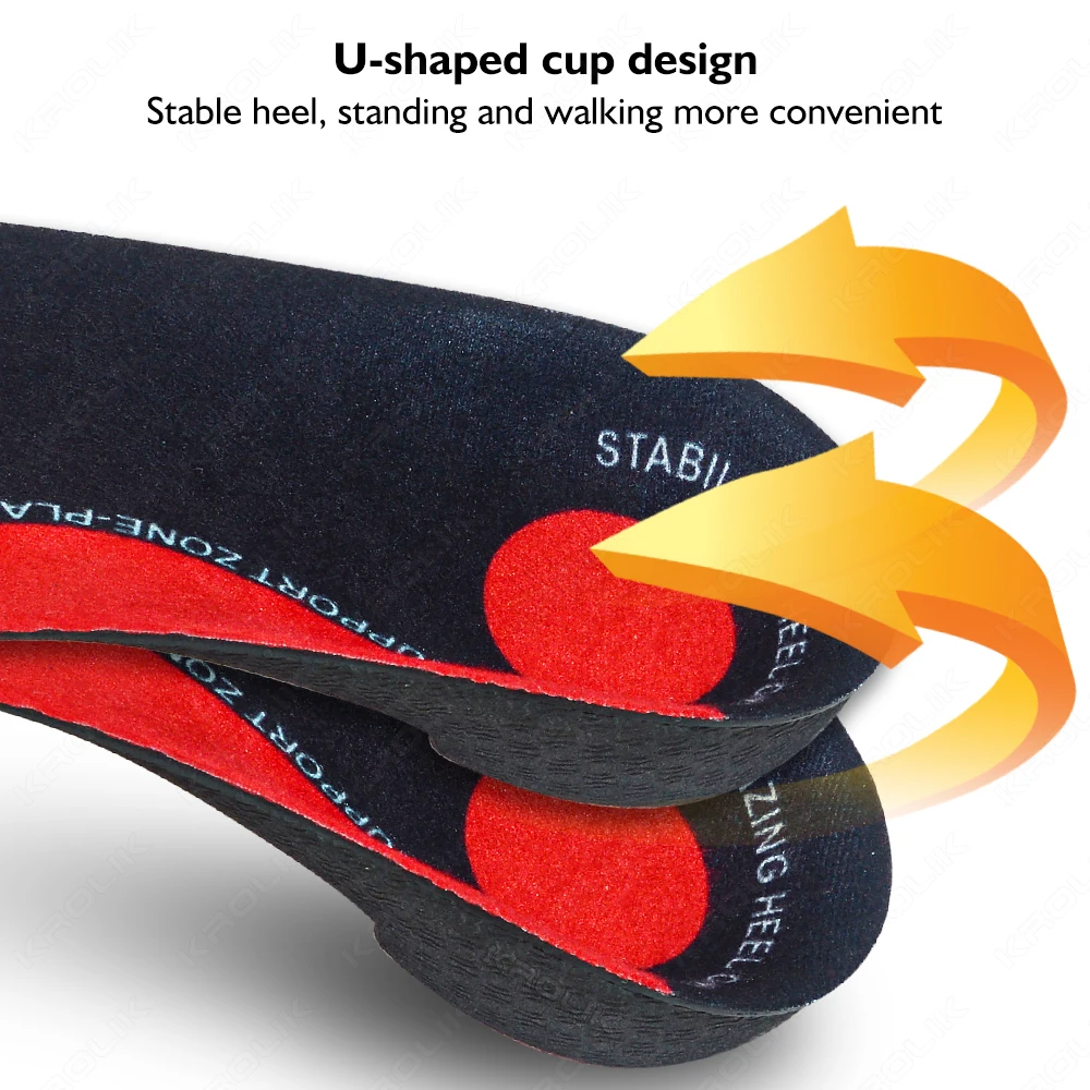 Ортопедическая подошва для обуви унисекс плоская мужчин и женщин 3/4