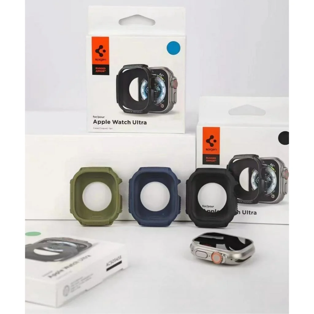 Защитный чехол Spigen Rugged Armor 2 gen для iWatch Ultra 49 мм Series 7/SE/6/5/4 45 41