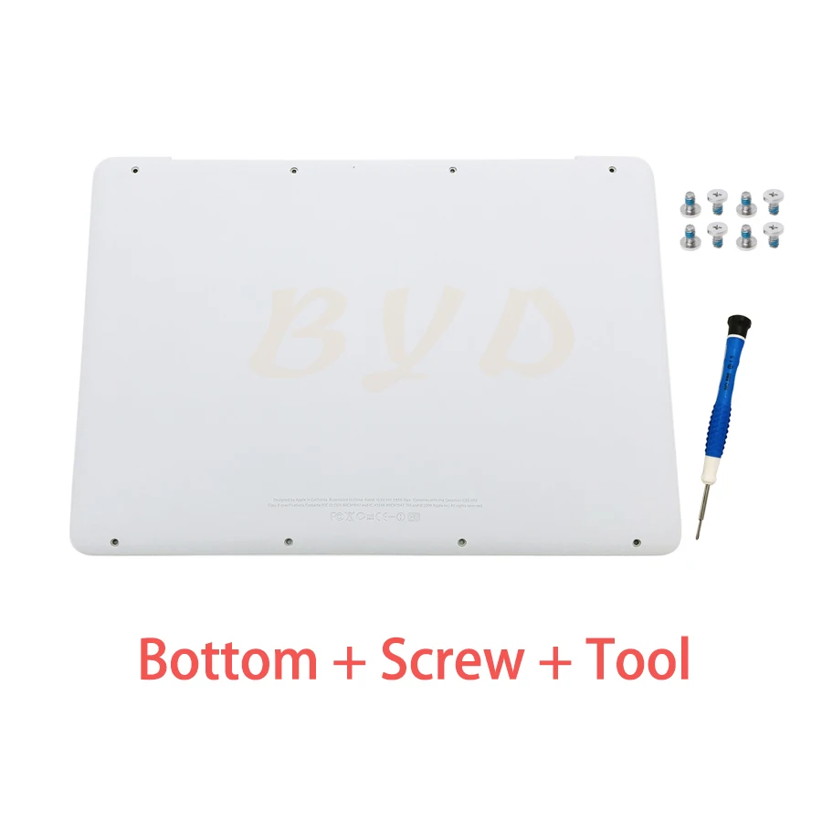 Новинка 98% a1342 нижний корпус с винтовой отверткой для Macbook белый 13 дюймов A1342