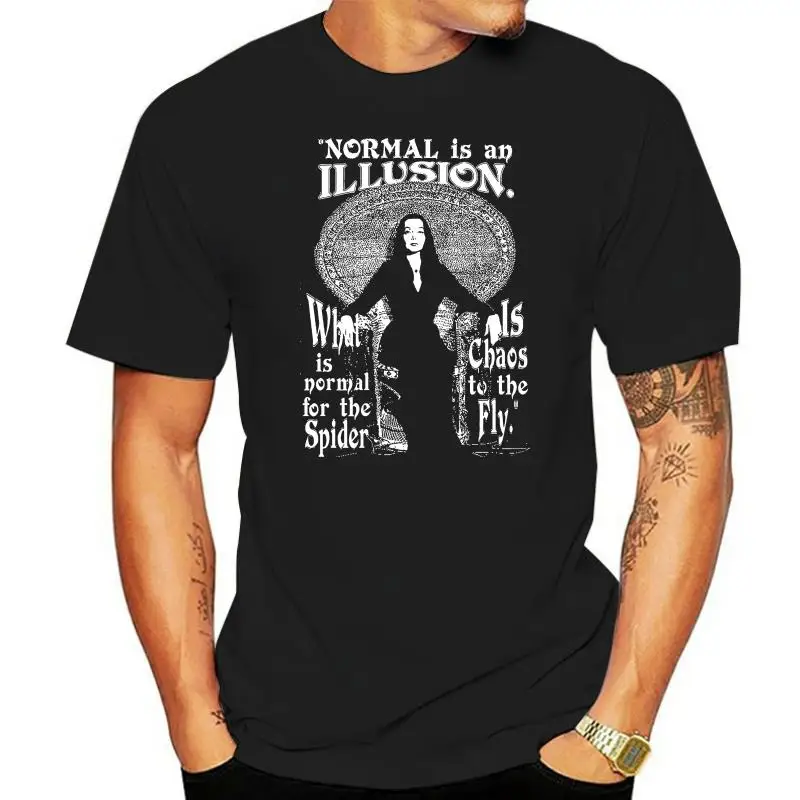 

Morticia Addams Normal Is An Illusio Classic Movie T Shirt Size S To 3Xl