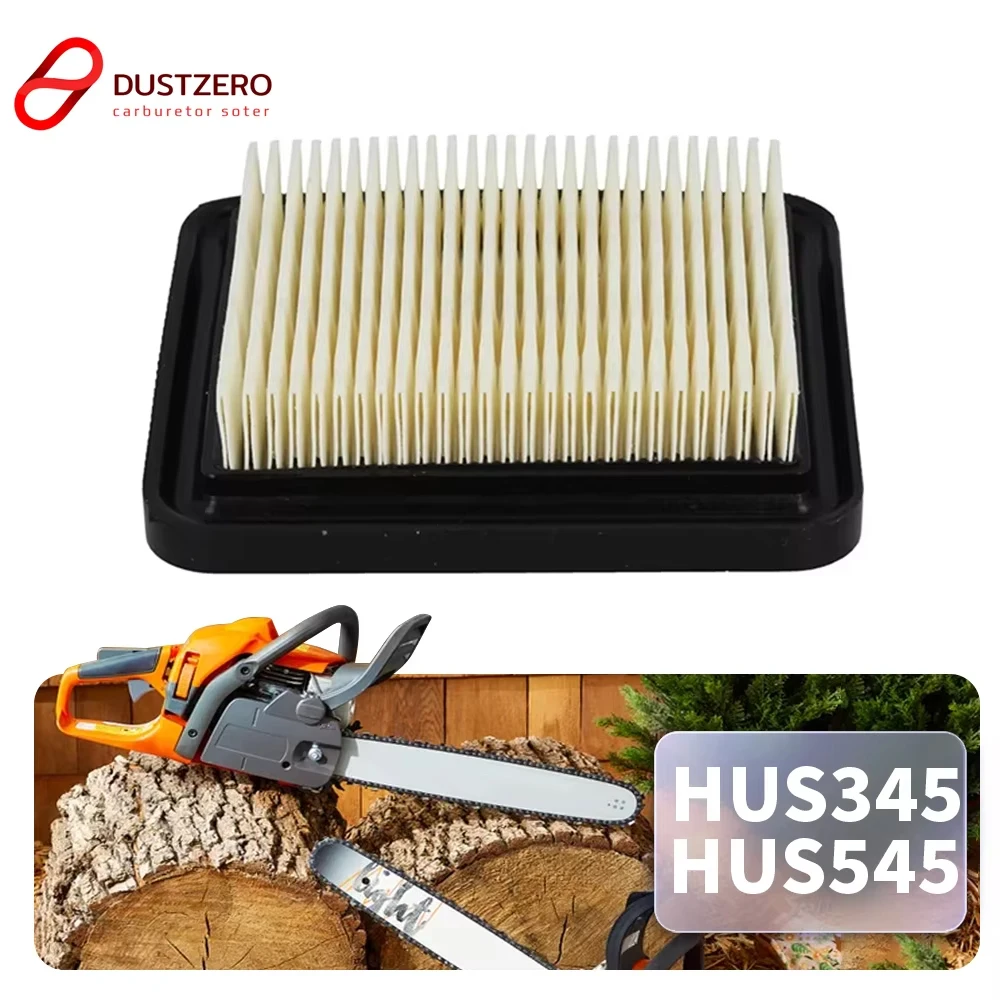 Фото Замена воздушного фильтра подходит для Husqvarna 345FR 545FX 545RX, запасные части триммера для сорняков 574668001, совместимый очиститель двигателя №1