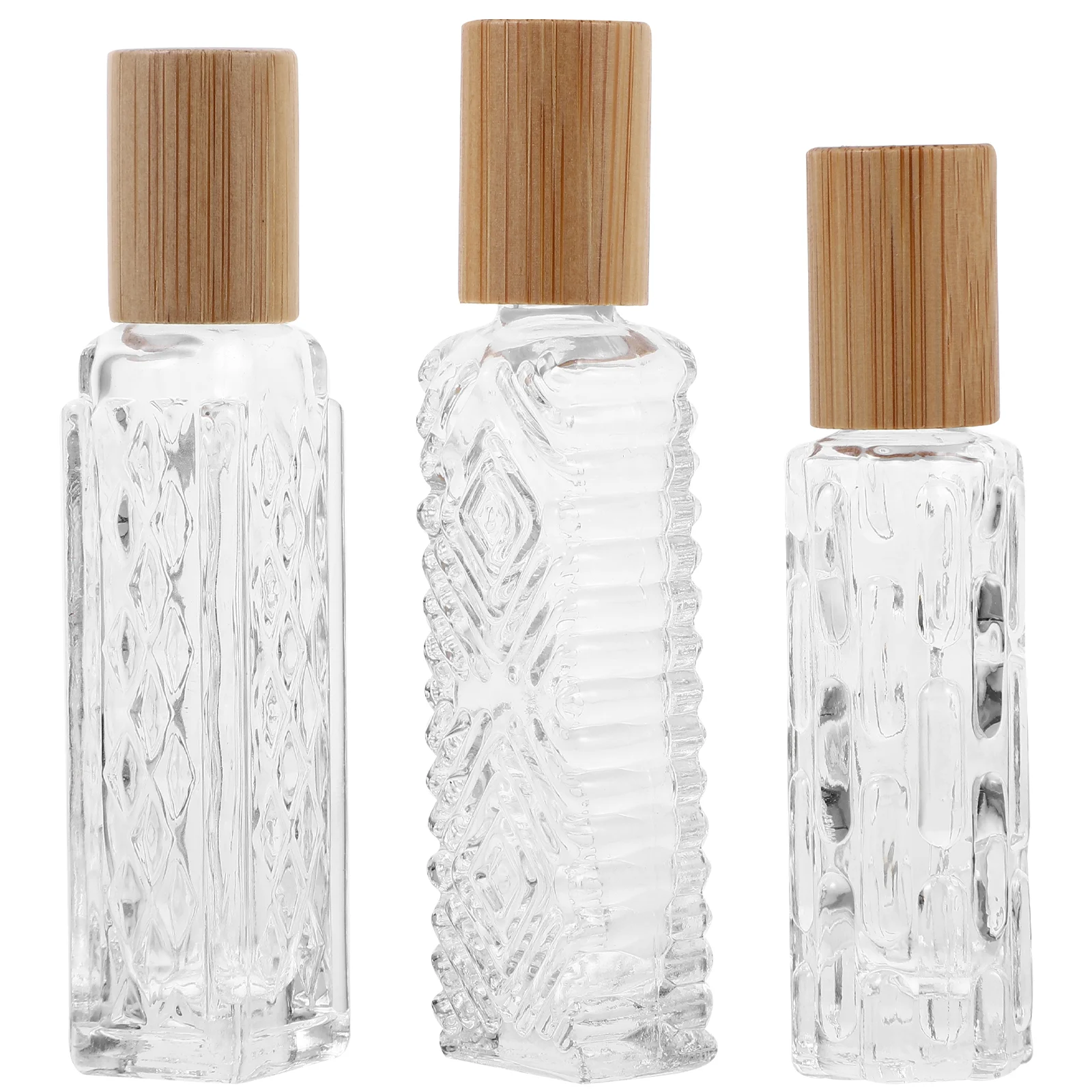 

3pcs Essential Oil Bottle Travel Perfumess Roller Bottles Essential Oil Dispensing Bottles Exquisite Roll On Bottles
