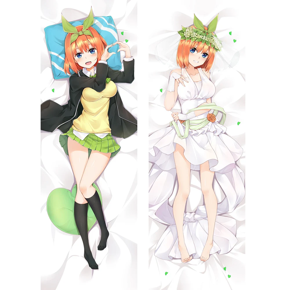 

Newly The Quintessential Quintuplets Body Pillow Cover Case Nakano Yotsuba Decorative Dakimakura covers New