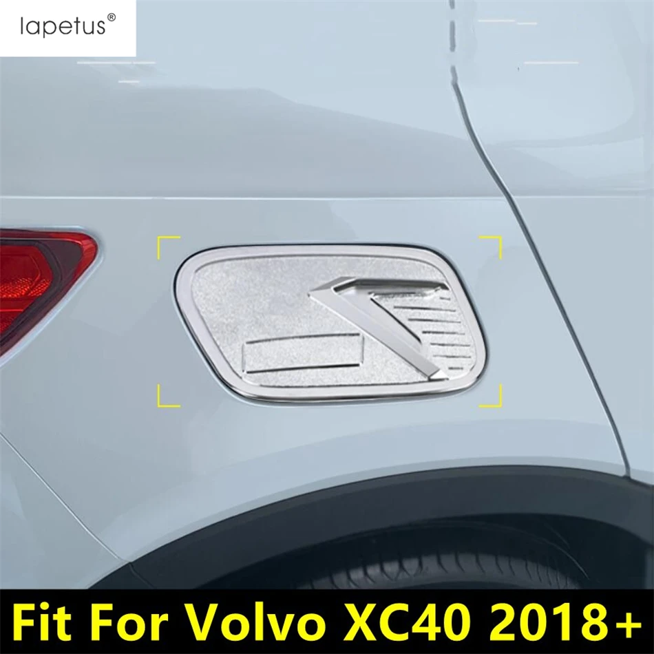 

Car Fuel Tank Cover Oil Gas Cap Decoration Protection Trim Sticker For Volvo XC40 2018 - 2022 ABS Chrome Accessories Exterior