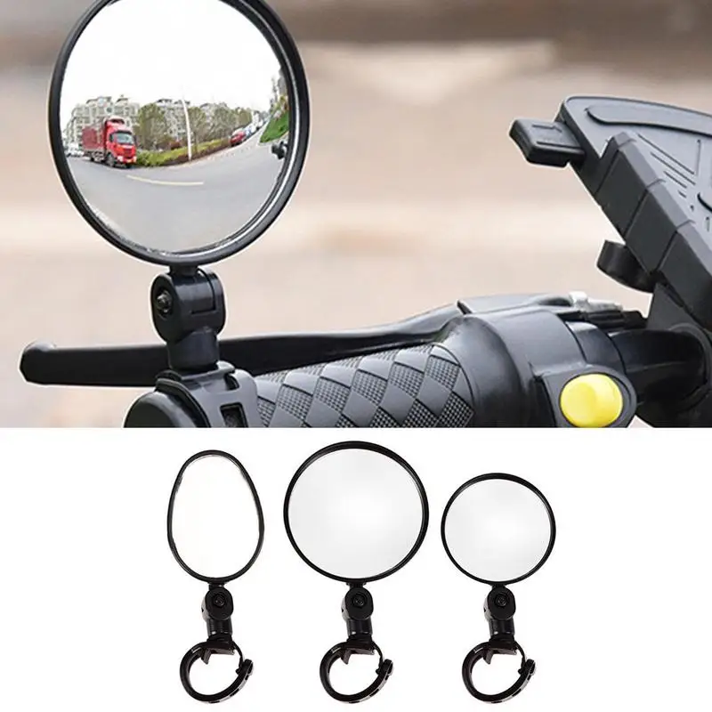 

Bike Mirror Safe HD Shockproof Convex Mirror Easy To Install Riding Tools Great For Safe Riding Waterproof And Dustproof Kids