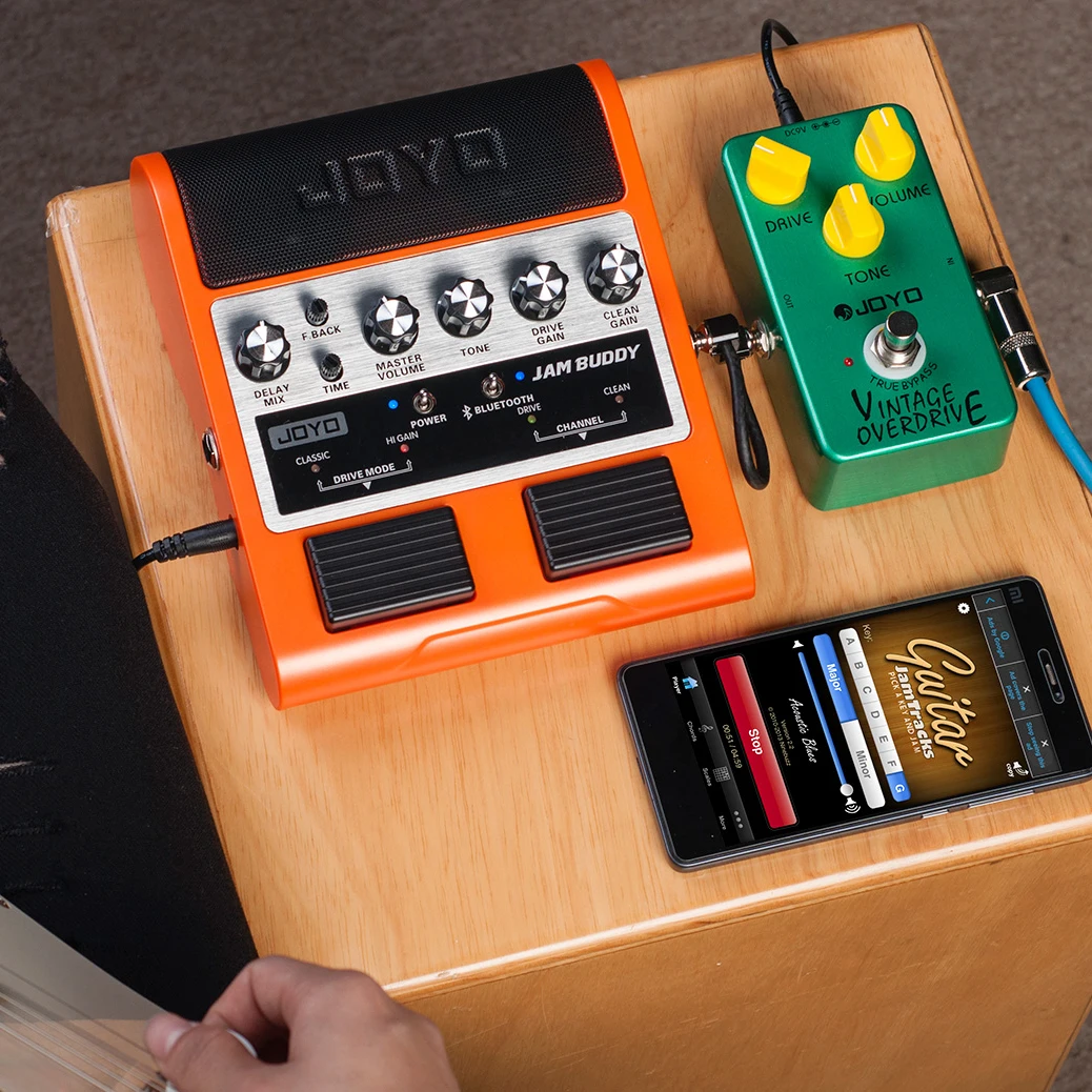 Двухканальный рандомный усилитель JOYO Jam Buddy (Amp) с Bluetooth 4.0 динамиком 2x4 Вт