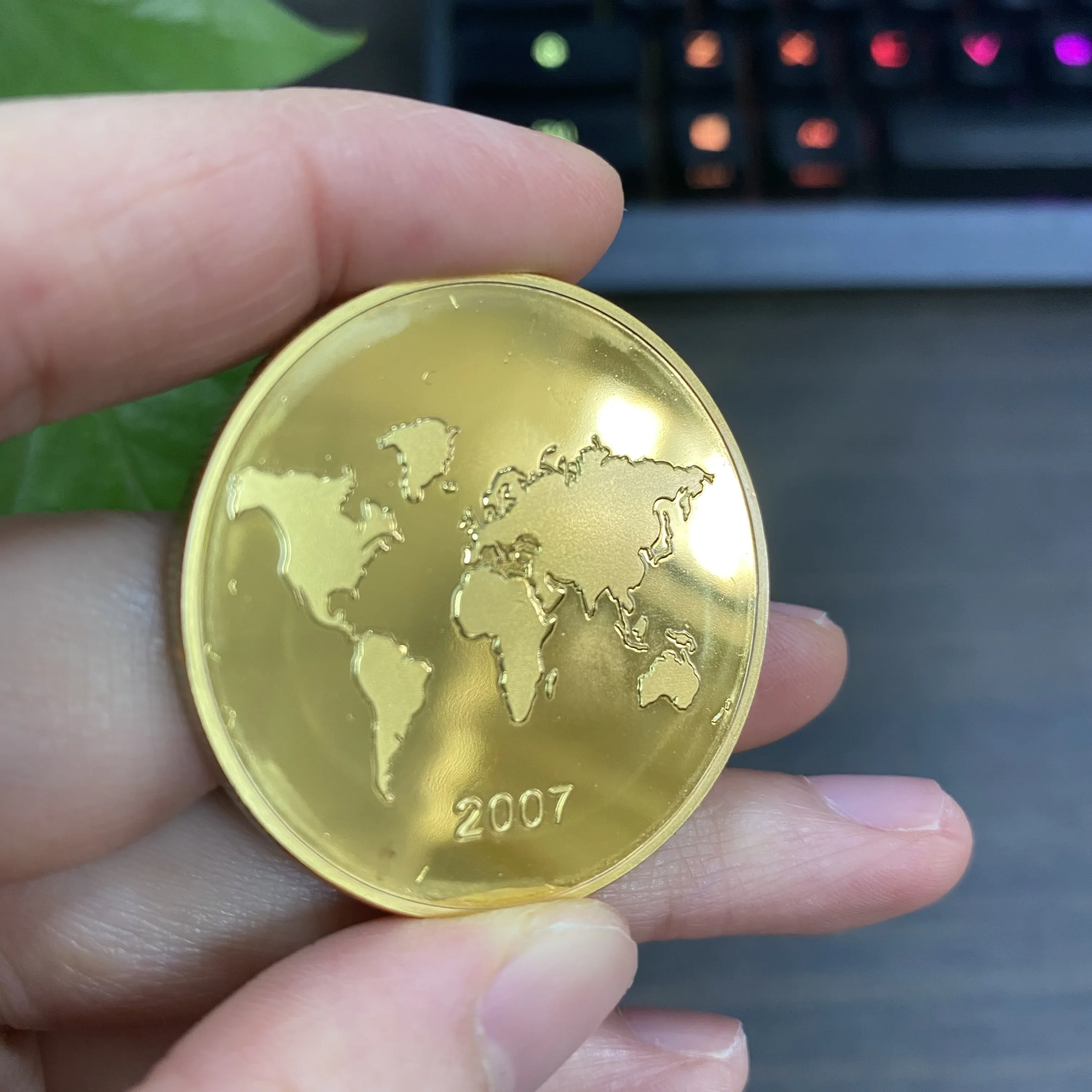 World Great Building Jordan Petra Древний город Позолоченные сувенирные монеты Новые семь чудес