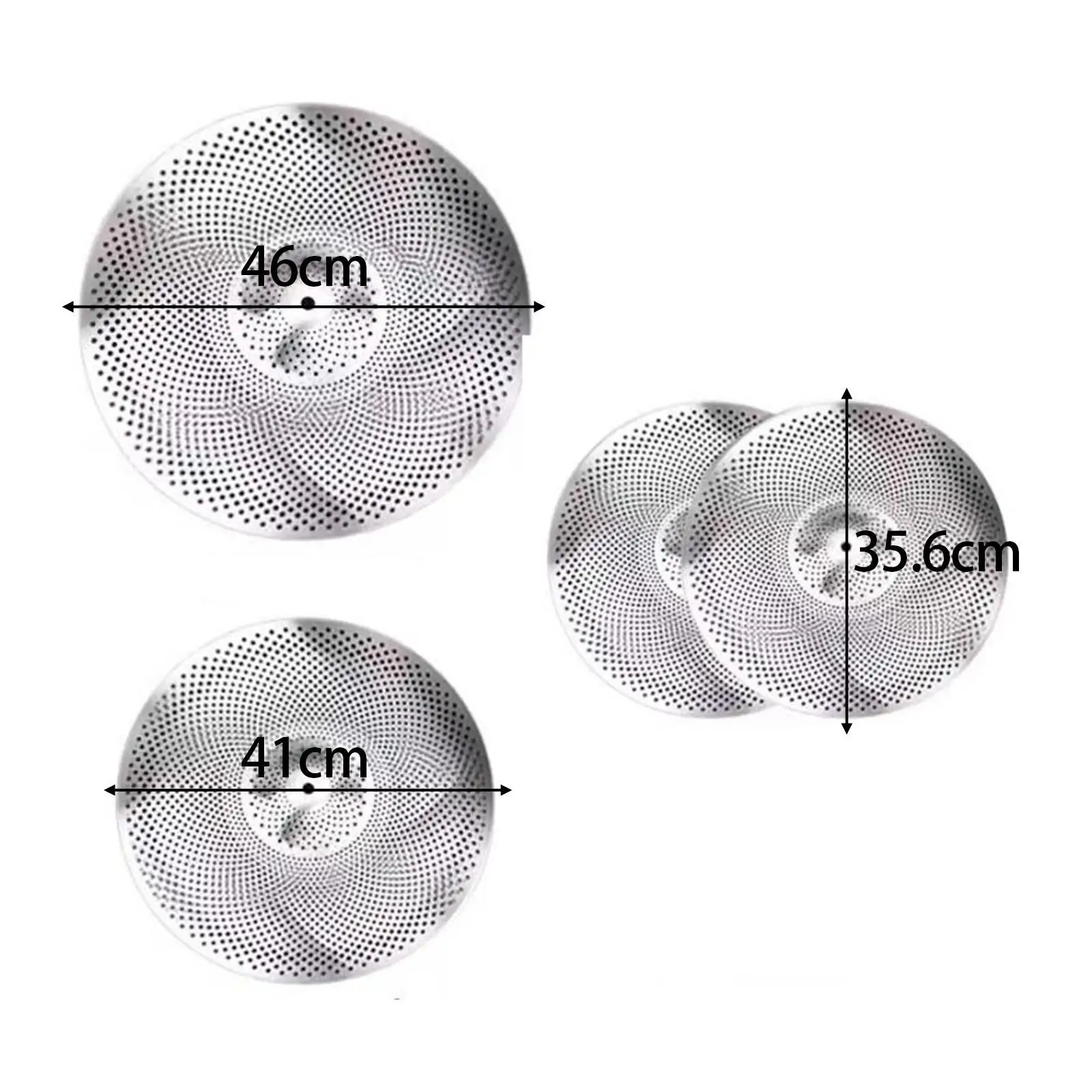 4 шт. бесшумные тарелки сменные портативные запасные части для сцены с низким