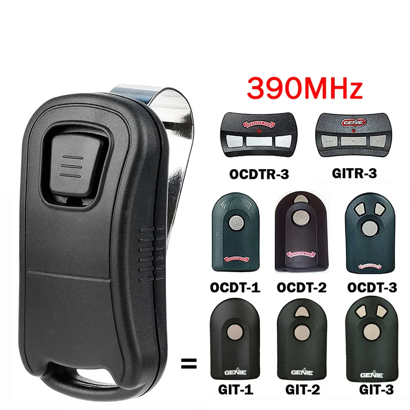 Фото GENIE G1T-BX GIT-1 GIT-2 GIT-3 GITR-3 OCDT-1 OCDT-2 OCDT-3 OCDTR-3 Гараж дверной пульт дистанционного управления 390 МГц. №2