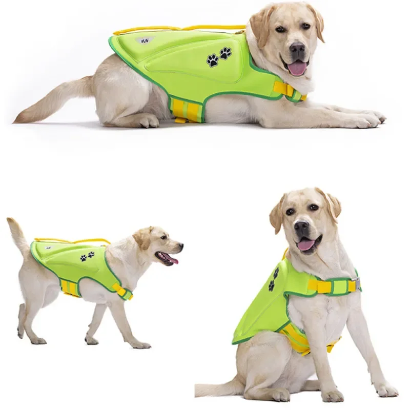 

Pet Life Jacket Vest Pug French Bulldog Corgi Samoyd Husky Labrador Golden Retriever Big Dog Clothes Swimming Suit Swimwear