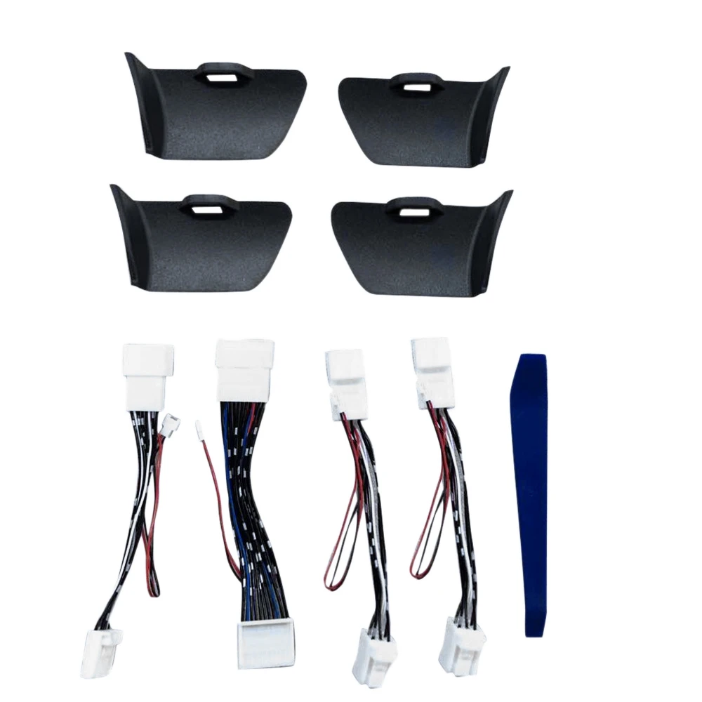 

For Toyota Highlander 2015-2021 Door Bowl Armrest Atmosphere Light Interior LED Blue Door Bowl Handle Frame