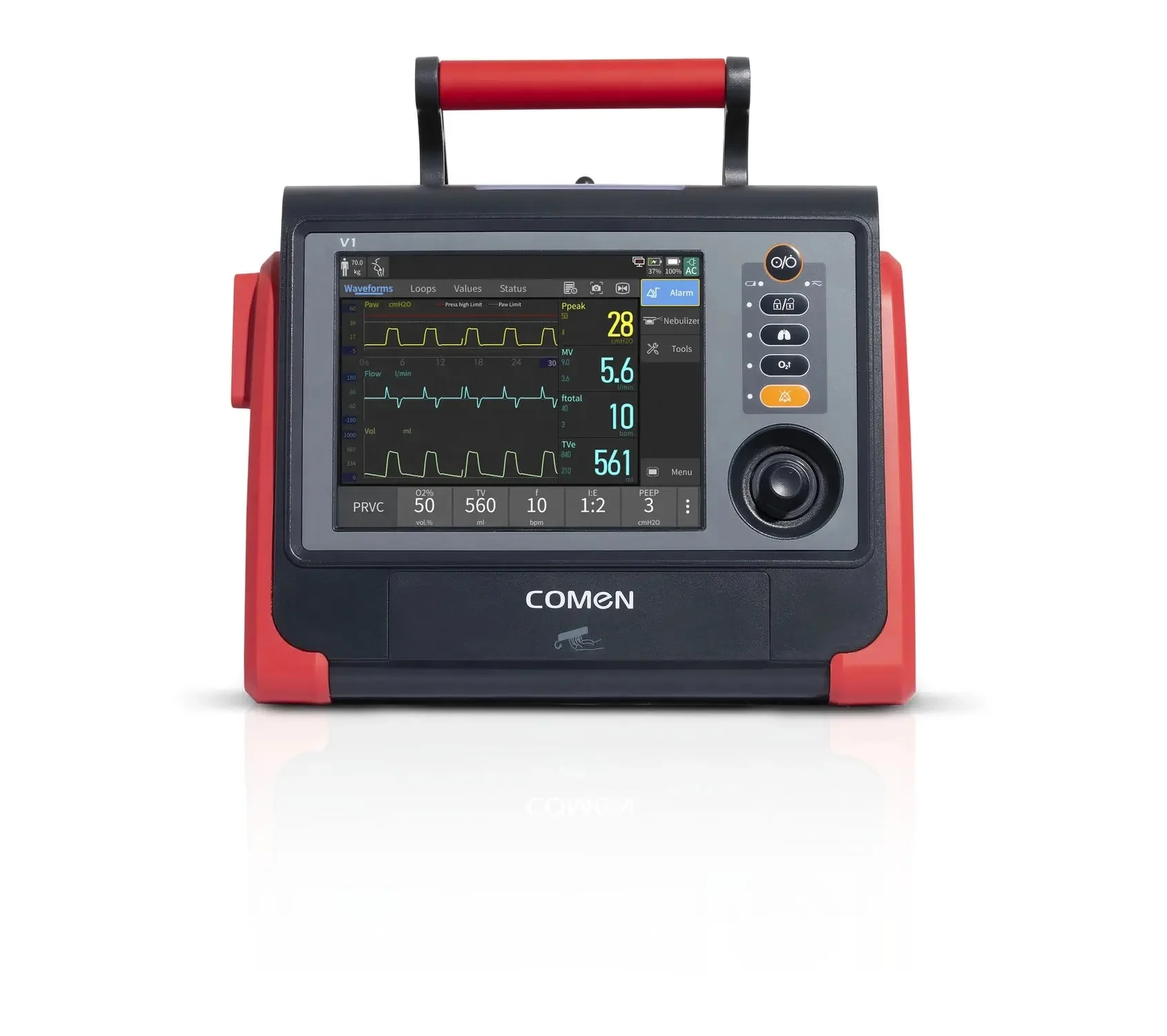 

COMEN portable and compact V1 ventilation machine for respiratory therapy