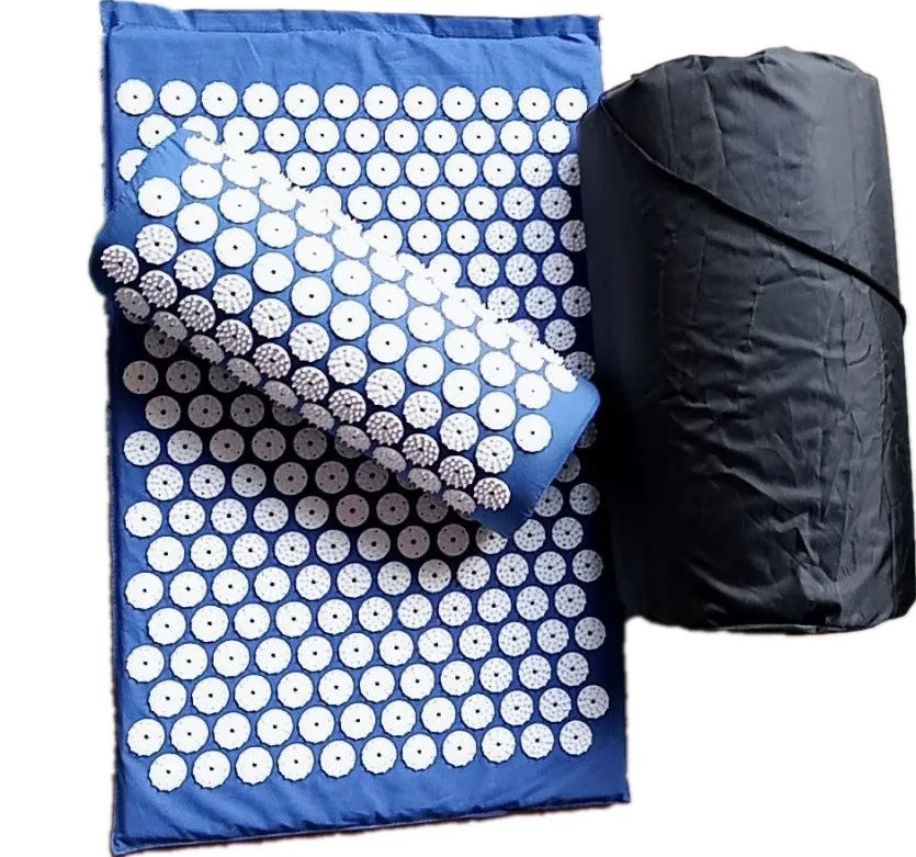 Коврик для акупрессуры коврик массажа набор йоги игла облегчения спины шеи и