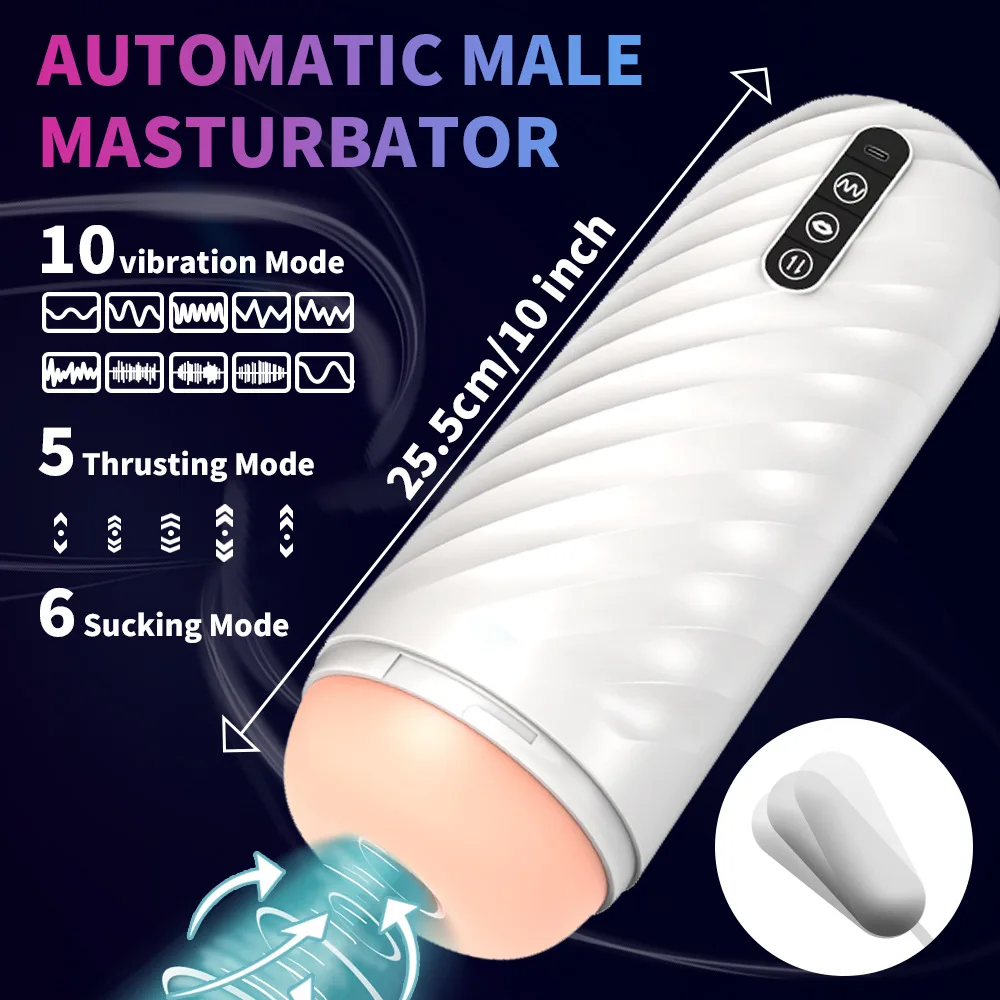 

New Men's Sucking Fully Automatic Telescopic Vibration Aircraft Cup Pronunciation Masturbation Device Adult Sexual Products