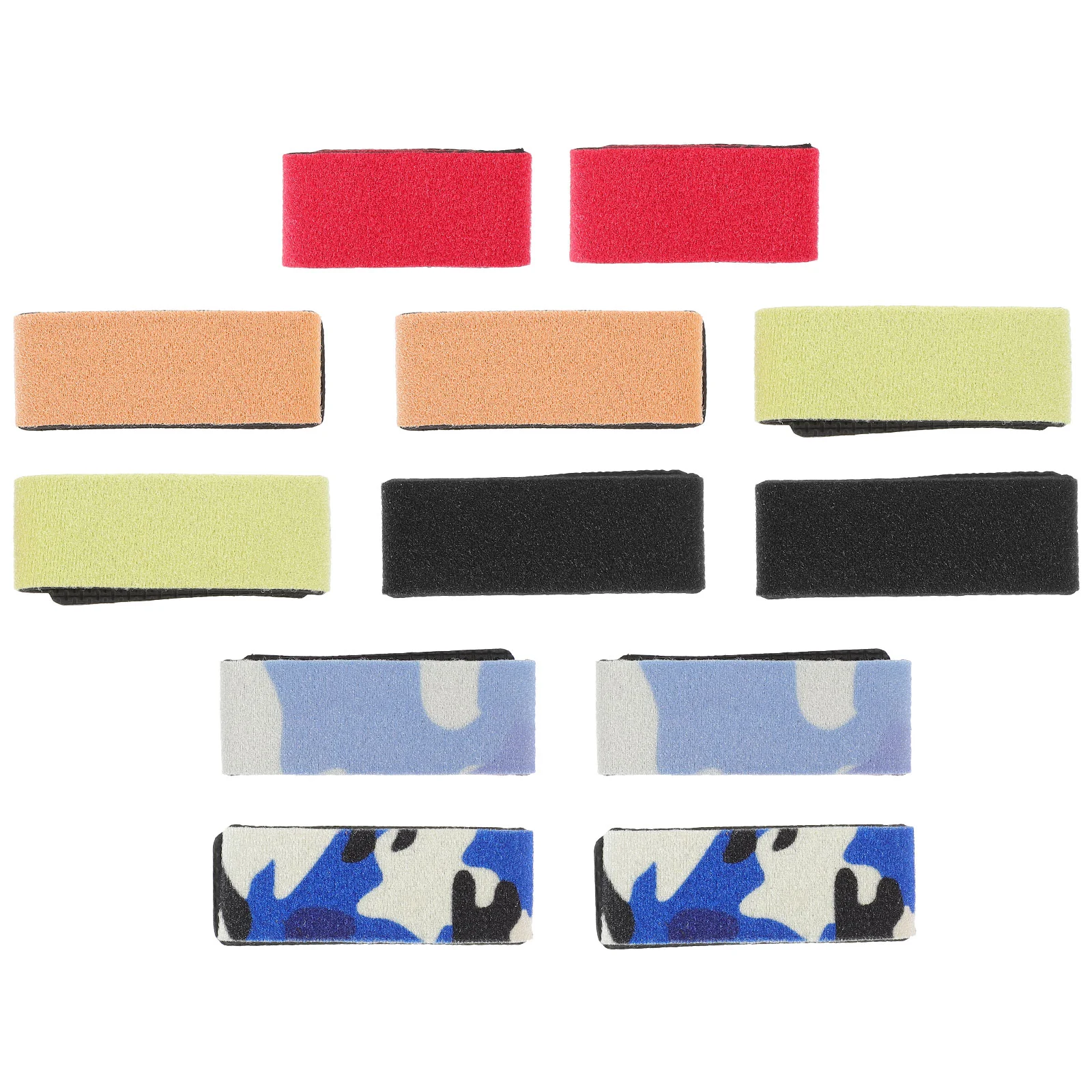 

12 Pcs Strap Rod Sleeve Socks Fishing Poles Camouflage Belt Shoulder Wraps Carrier