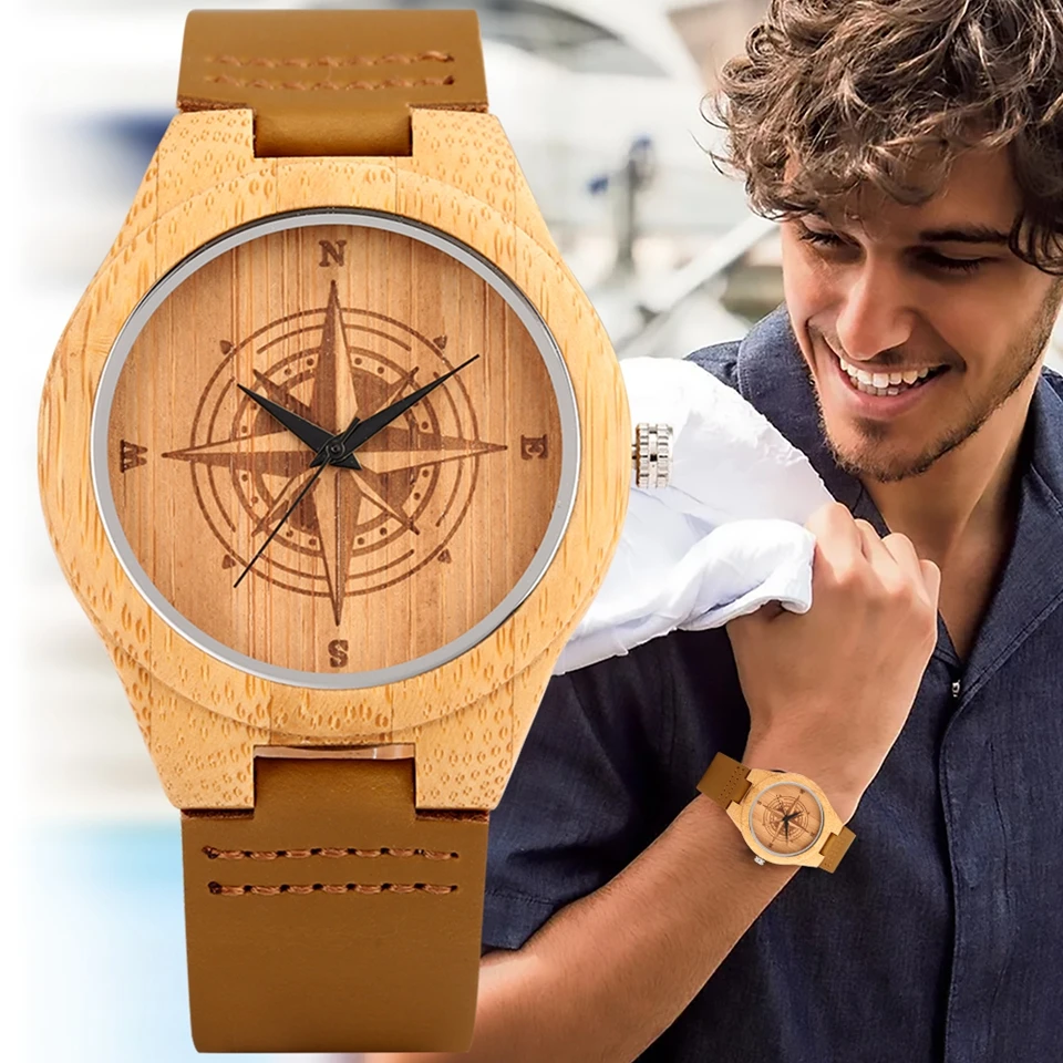 Часы ручной работы мужские часы из натуральной кожи спортивные роскошные