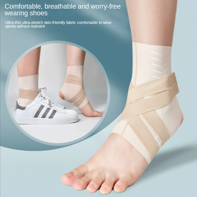

1Pair Ankle Brace Foot Sports Socks Compression Support Sleeve Elastic Breathable For Injury Recovery Joint Pain Ankle Support