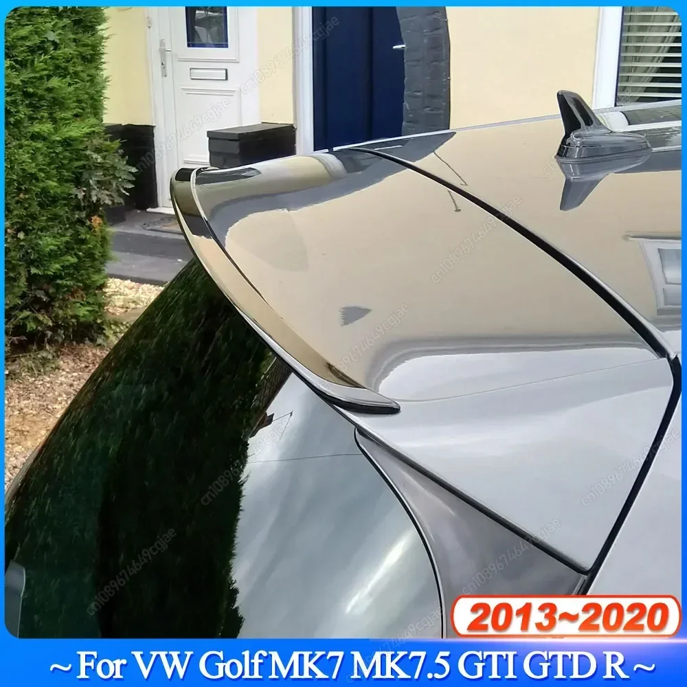Для Volkswagen Golf MK7 MK7.5 GTI GTD R 2013-2020 TCR задний спойлер на крышу крыло наращивание задней