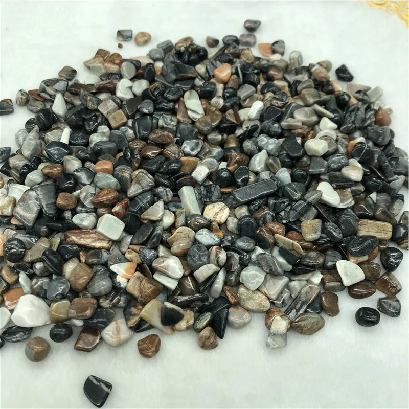 

1LB Wholesale Natural Crystals gemstone Stones Picasso Jade gravel Stone Crystal Tumbled Stones