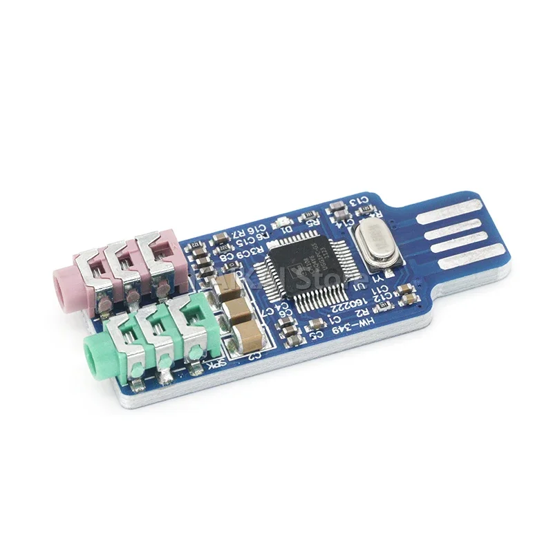 CM108 USB-накопитель Бесплатная звуковая карта Портативный компьютер Модуль внешней