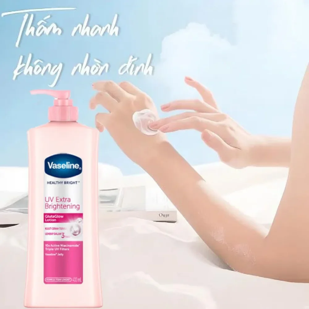 Вазелин Healthy Bright UV Extra Brightening G Leit Glow Body Lotion 400 мл