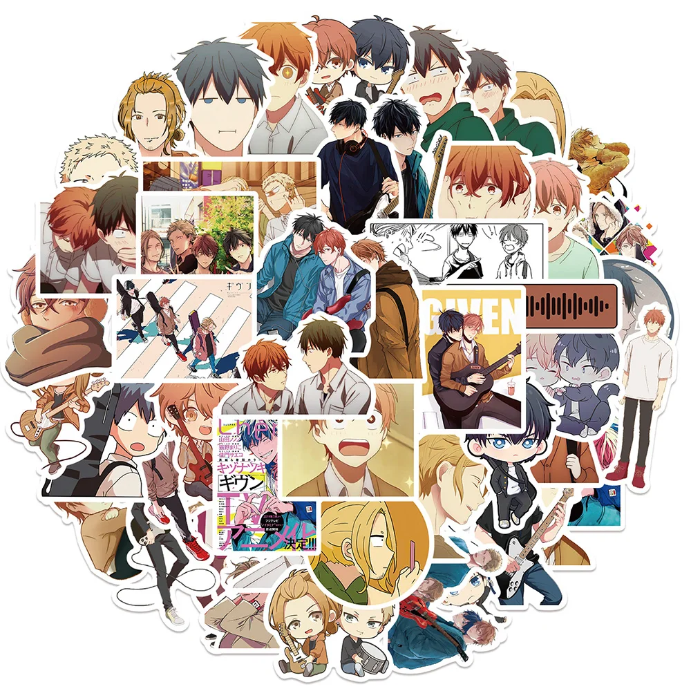 10/30/50PCS GIVEN Anime Stickers Decals Cartoon Decoration Suitcase Scrapbooking Phone Stationery Japan Manga Kids Sticker Gift