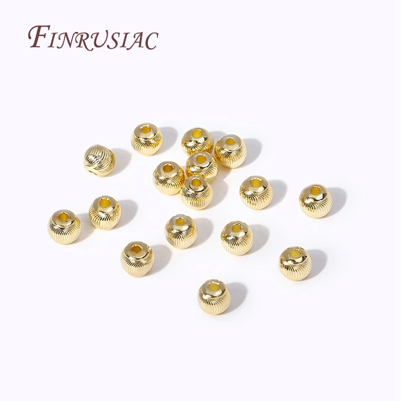 бусины металлические/бусины разделители Позолоченные латунные металлические