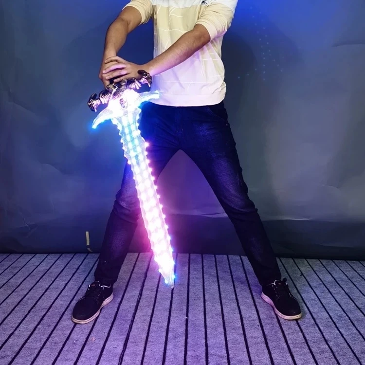 Роскошный светодиодный костюм для ночного клуба сценического шоу модная