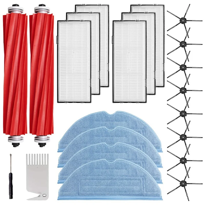 

Запчасти для пылесоса Roborock S7 S7 Maxv T7S G10, сменные детали, основная и боковая щетки, фильтр НЕРА